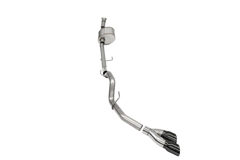 Ford F-150 Performance Exhaust - Single Side Exit - CORSA Performance - Cat-Back Xtreme - Black PVD - `21-`25